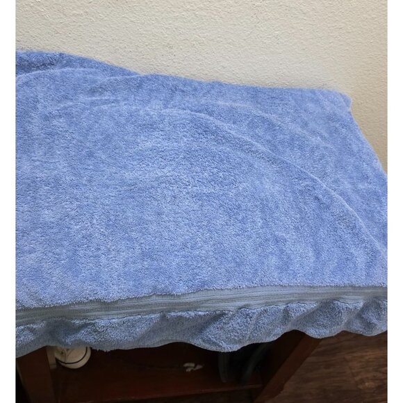 VTG Ralph Lauren Blue Cotton Bath Towel Y2k Soft Texture & Durable Quality Size - Picture 1 of 4
